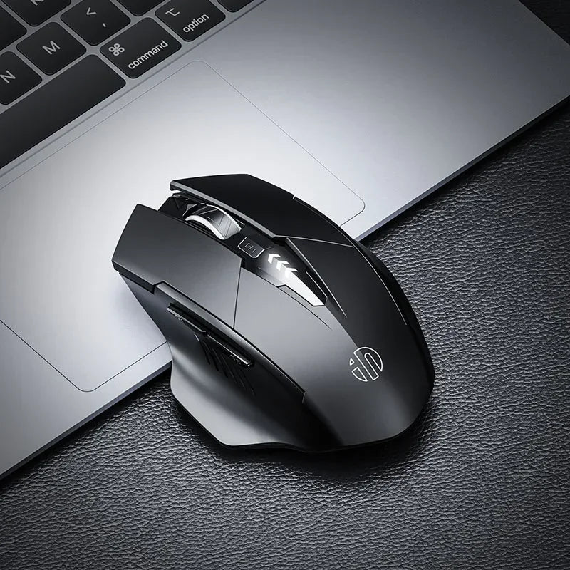 Mouse Sem Fio Recarregável com Display de Energia