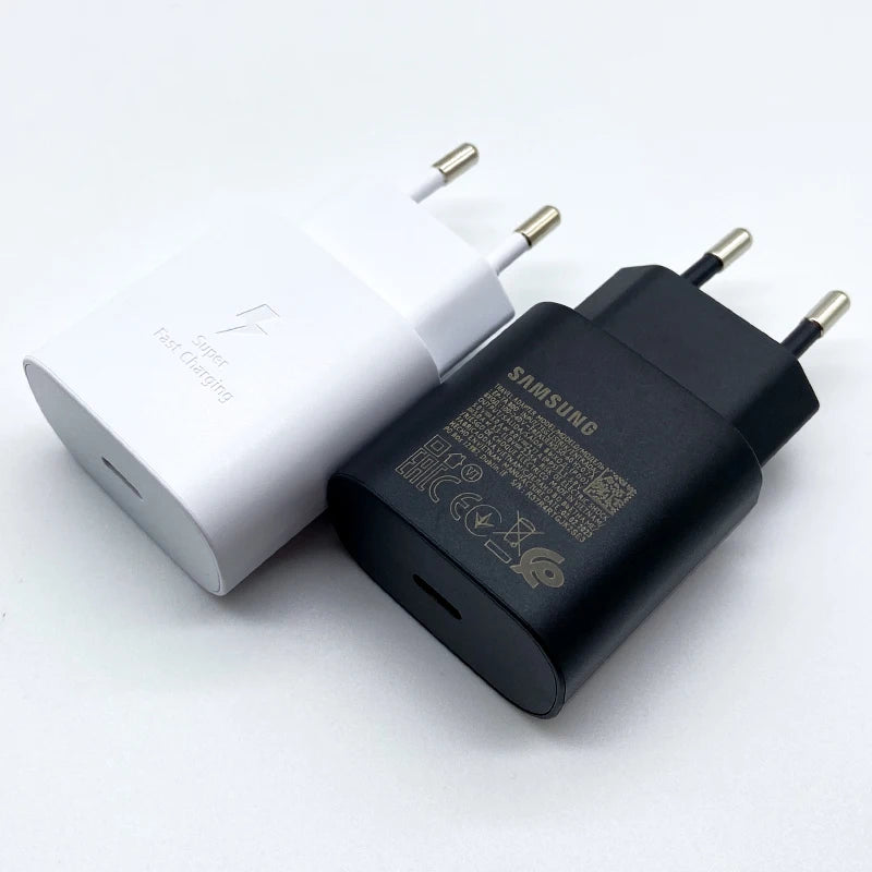 Carregador Samsung 25W com Cabo USB-C Incluso