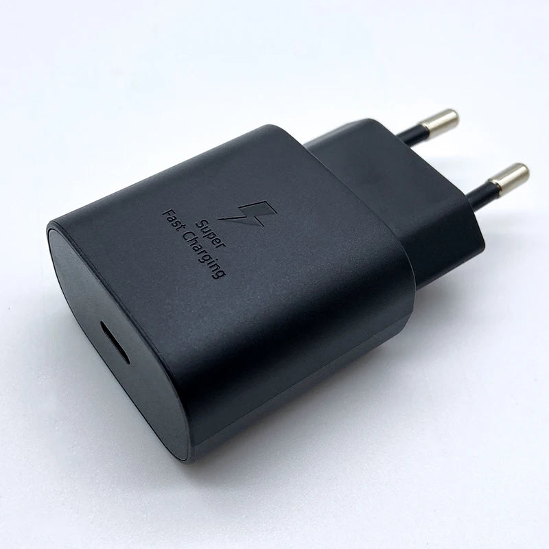 Carregador Samsung 25W com Cabo USB-C Incluso