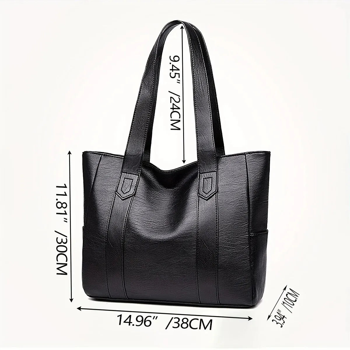 Bolsa Casual Feminina Vintage - Grande Capacidade