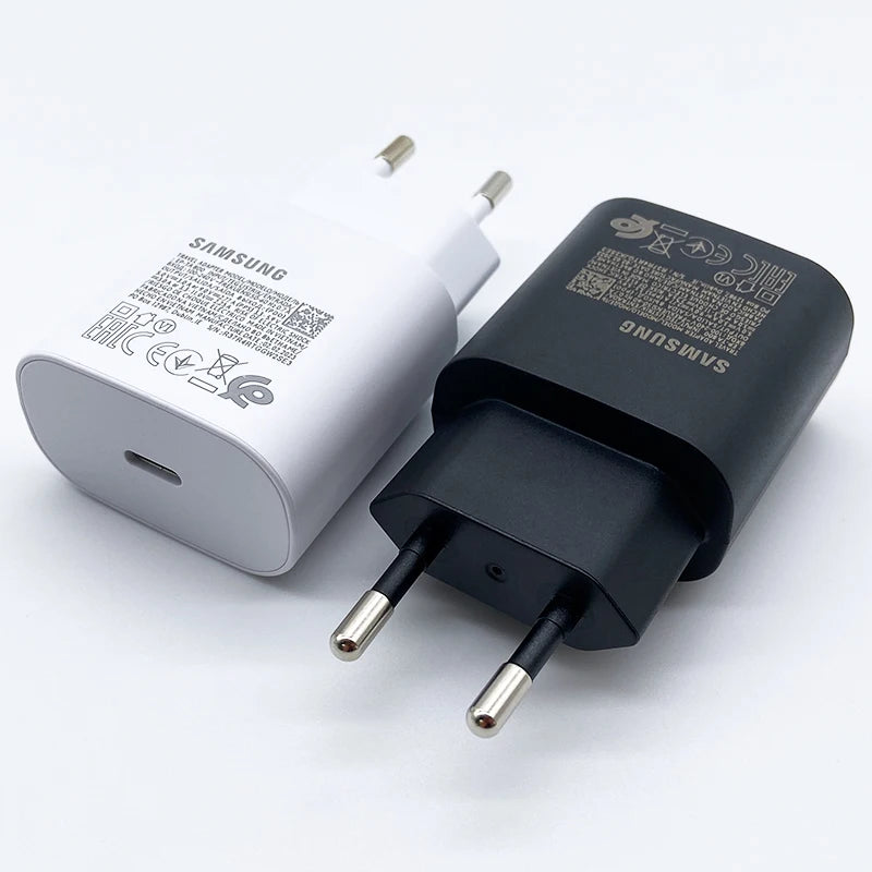 Carregador Samsung 25W com Cabo USB-C Incluso